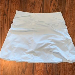 blue tennis skirt